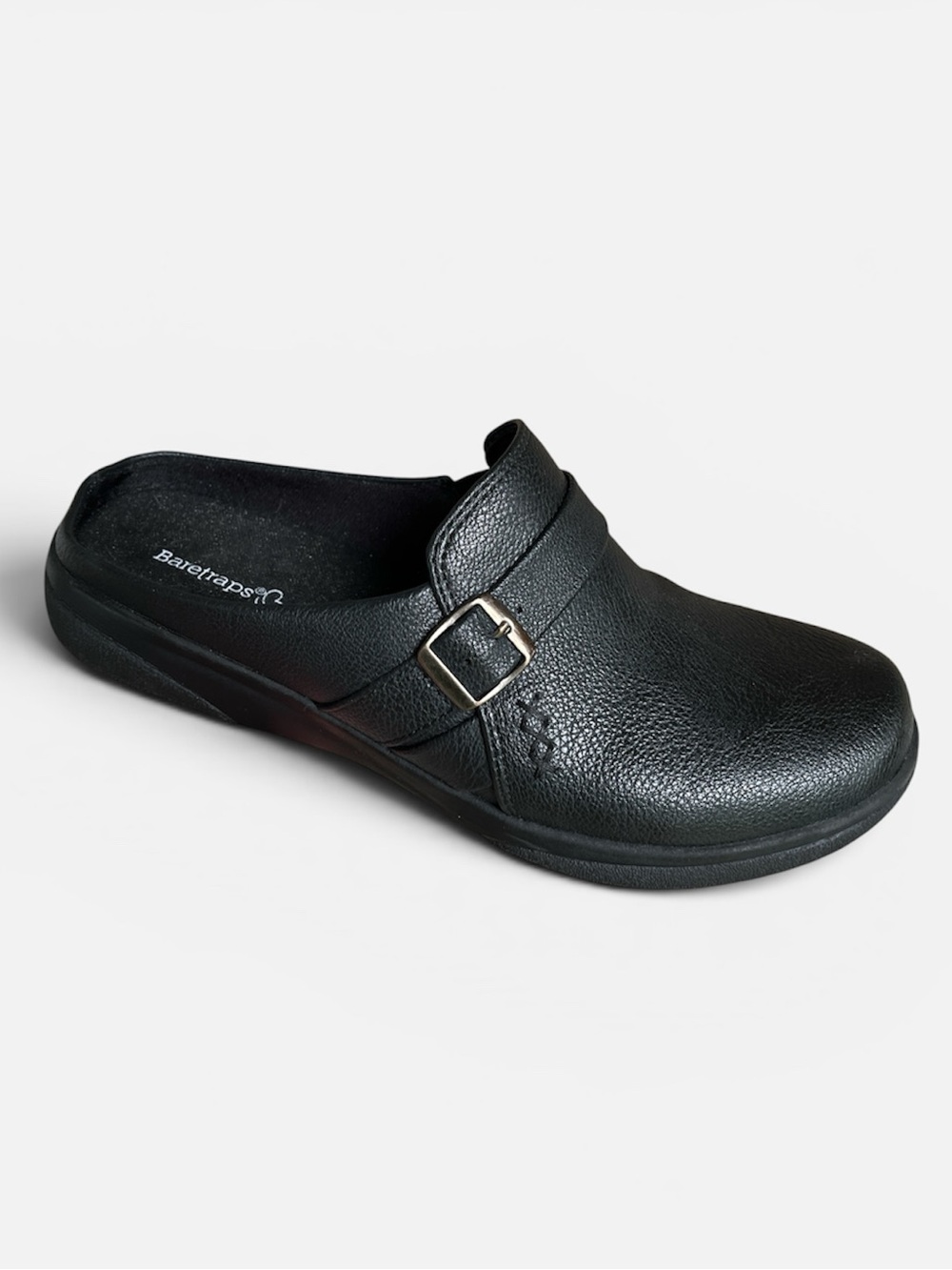 Baretraps Darla Leather Mules/Clogs in Black Size 6